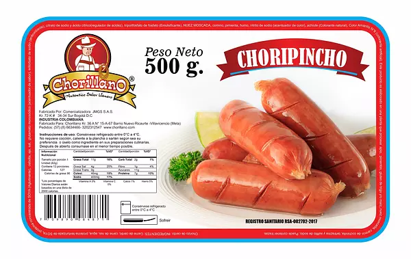 Choripincho Chorillano 540g X 12 Und