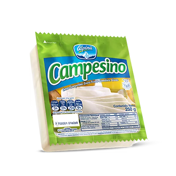 Queso Campesino Alpina 250 G