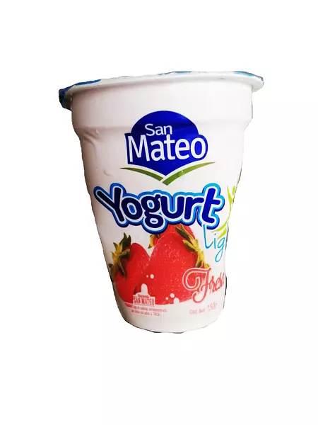 Yogurt Light Vaso 150 Gr Fresa San Mateo