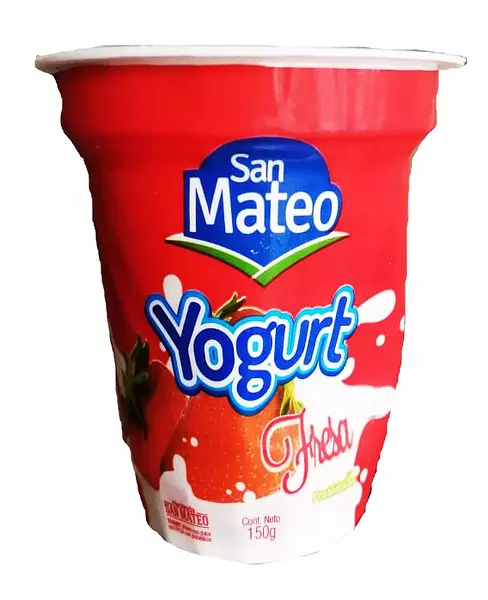 Yogurt Vaso 150 Gr Fresa San Mateo