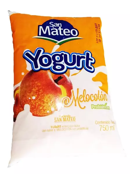 Yogurt 750 Ml Melocotón San Mateo