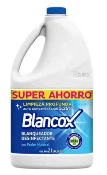 Blanqueador Desinfectante Blancox X 2000 Ml